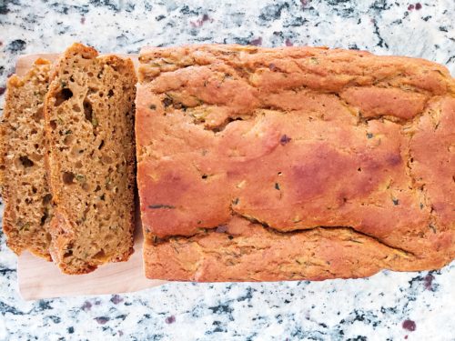 Healthy Zucchini Bread - Noshing to Talk About