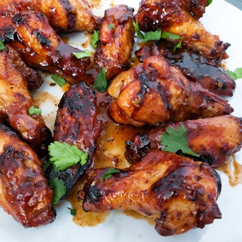 Sweet and Spicy Wings - Noshing to Talk About